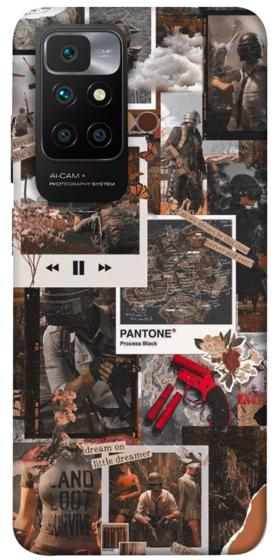 Чохол на Xiaomi Redmi 10 PUBG Collage фото 1 з 1