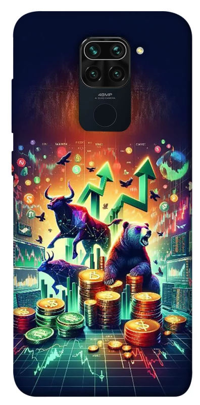 Чохол на Xiaomi Redmi Note 9 / Redmi 10X Crypto market фото 1 з 1