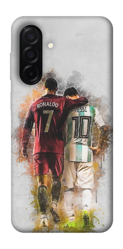 Чехол на Samsung Galaxy A26 5G Ronaldo и Messi фото 1 из 1