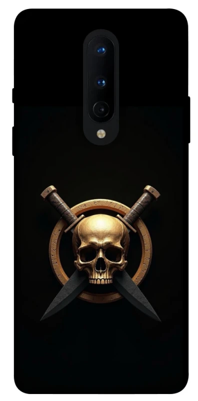 Чехол на OnePlus 8 Golden Skull фото 1 из 1