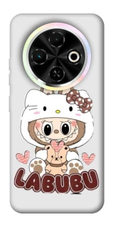 Чехол на TECNO Spark 30C Hello Kitty Labubu фото 1 из 1