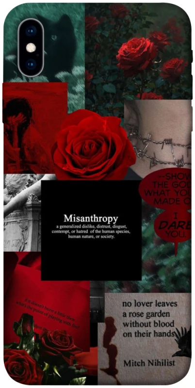 Чехол на Apple iPhone X (5.8") Misanthropy фото 1 из 1