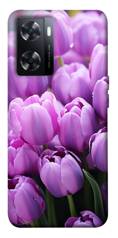 Чохол на OnePlus Nord N20 SE Фіолетові тюльпани фото 1 з 1