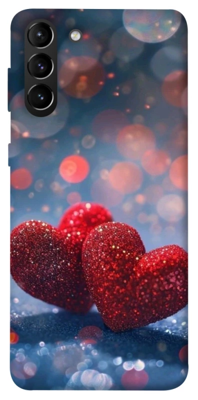 Чехол на Samsung Galaxy S21+ Red hearts фото 1 из 1