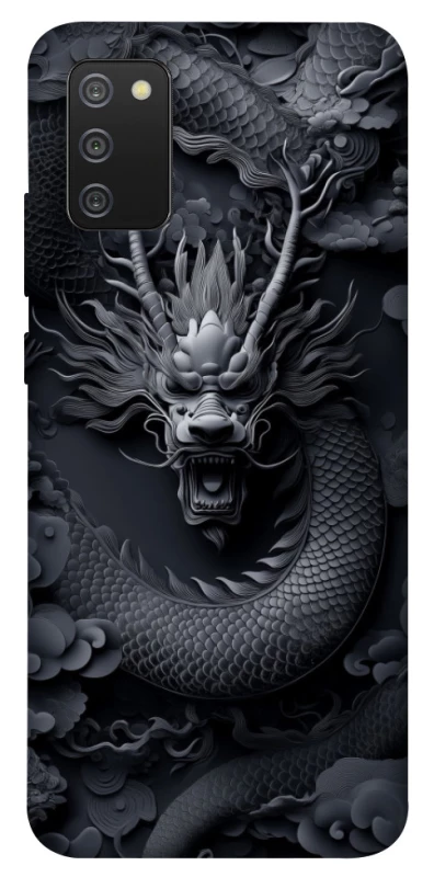 Чохол на Samsung Galaxy A02s black dragon фото 1 з 1