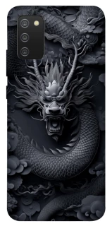 Чехол на Samsung Galaxy A02s black dragon фото 1 из 1