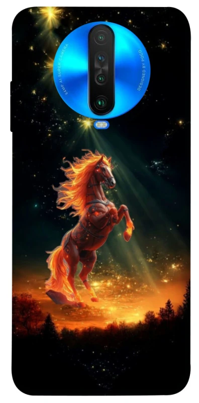 Чохол на Xiaomi Poco X2 Red Fire Horse ver.2 фото 1 з 1