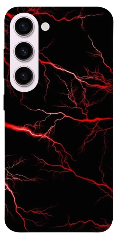 Чехол на Samsung Galaxy S23+ Красная молния фото 1 из 1