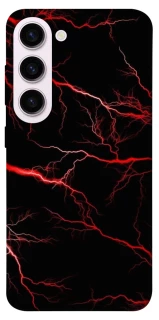 Чехол на Samsung Galaxy S23+ Красная молния фото 1 из 1
