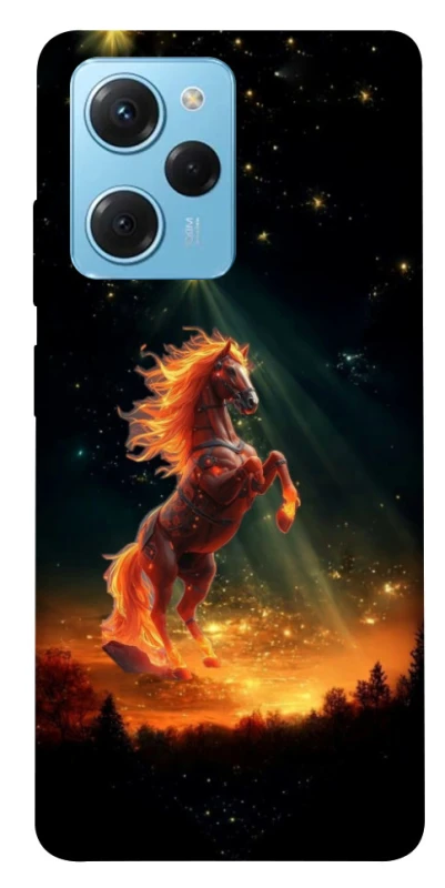 Чохол на Xiaomi Poco X5 Pro 5G Red Fire Horse ver.2 фото 1 з 1