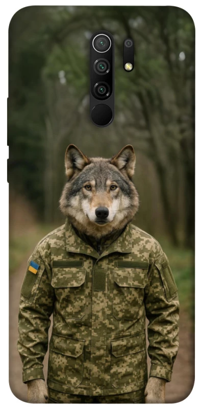 Чохол на Xiaomi Redmi 9 Вовк захисник фото 1 з 1