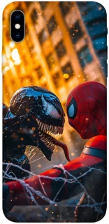 Чохол на Apple iPhone XS Max (6.5") Venom vs Spiderman фото 1 з 1