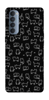 Чохол на Oppo Reno 4 Pro Black Cats фото 1 Чохол на Oppo Reno 4 Pro Black Cats фото 1 з 1