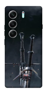 Чохол на Tecno Camon 40 Pro 5G Мечі Ведьмака фото 1 з 1