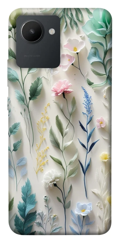 Чохол на Realme C30s Floral design ver.3 фото 1 з 1