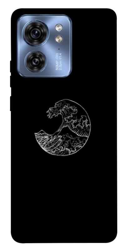Чохол на Motorola Edge 40 Black tsunami фото 1 Чохол на Motorola Edge 40 Black tsunami фото 1 з 1