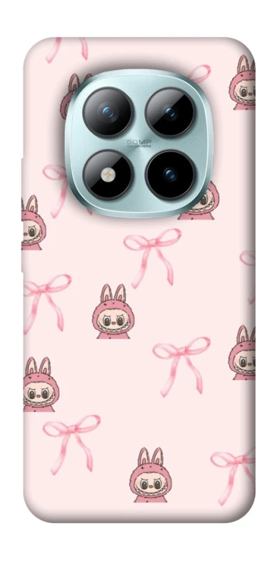 Чохол на Xiaomi Redmi Note 15 Pro+ 5G Pink bows and Labubus фото 1 з 1
