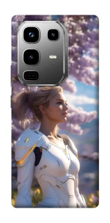 Чехол на Infinix Note 50 Pro Cyber space girl ver.1 фото 1 из 1