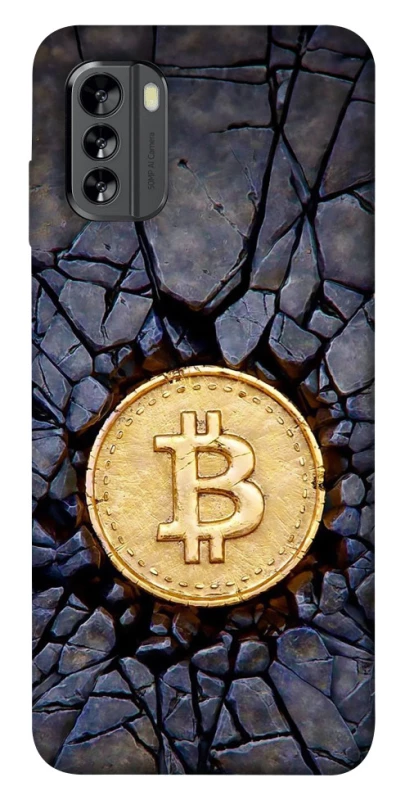 Чохол на Nokia G60 Bitcoin cracks фото 1 з 1