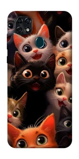 Чохол на ZTE Blade 20 Smart happy cats фото 1 з 1
