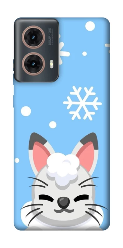 Чохол на Motorola Moto G85 Adopt Me Snow Kitty Smile фото 1 з 1