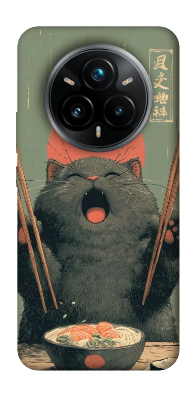 Чехол на Realme 14 Pro+ Hungry Cat фото 1 из 1