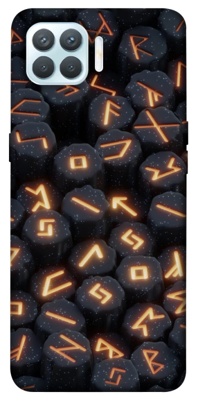 Чехол на Oppo F17 Pro Огненые руны фото 1 из 1