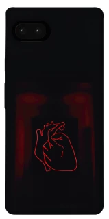 Чехол на Google Pixel 7a Красное сердце фото 1 из 1