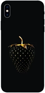 Чохол на Apple iPhone XS Max (6.5") Чорна полуниця фото 1 з 1