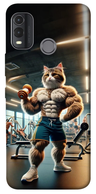 Чехол на Nokia G11 Plus Качок кот фото 1 из 1