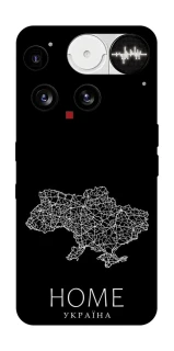 Чохол на Nothing Phone (3) Ukraine black map фото 1 з 1