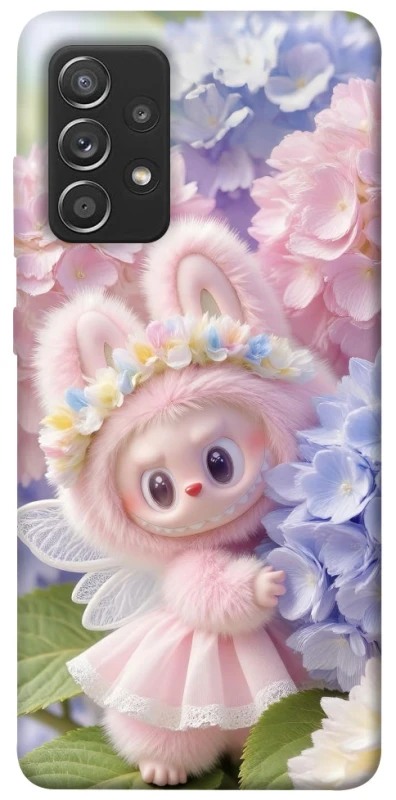 Чохол на Samsung Galaxy A52 4G / A52 5G Labubu & Flowers ver.1 фото 1 з 1