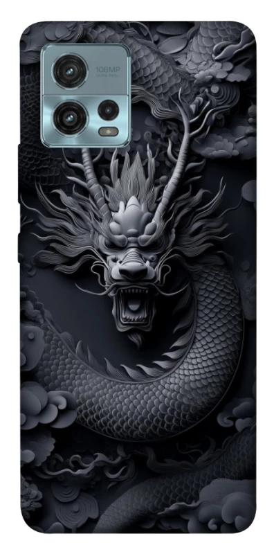 Чохол на Motorola Moto G72 black dragon фото 1 з 1