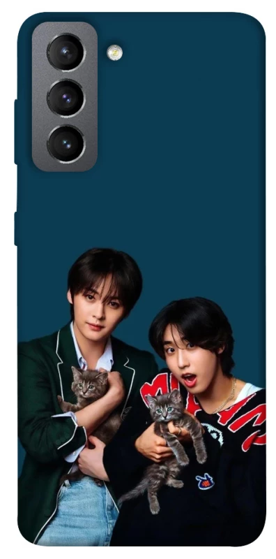 Чохол на Samsung Galaxy S21 FE Lee Know and Han - Stray Kids фото 1 з 1
