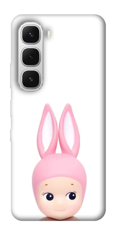 Чохол на Infinix Hot 60i Minimal Bunny Peek фото 1 з 1