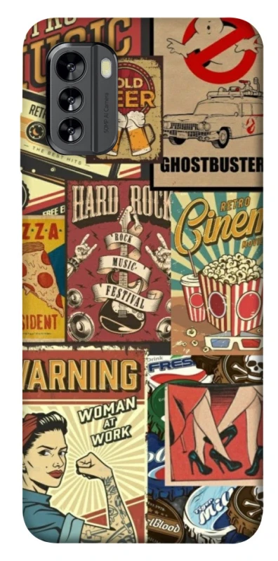 Чохол на Nokia G60 Retro collage ver.2 фото 1 з 1