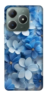 Чехол на Realme C61 Синие цветы фото 1 из 1