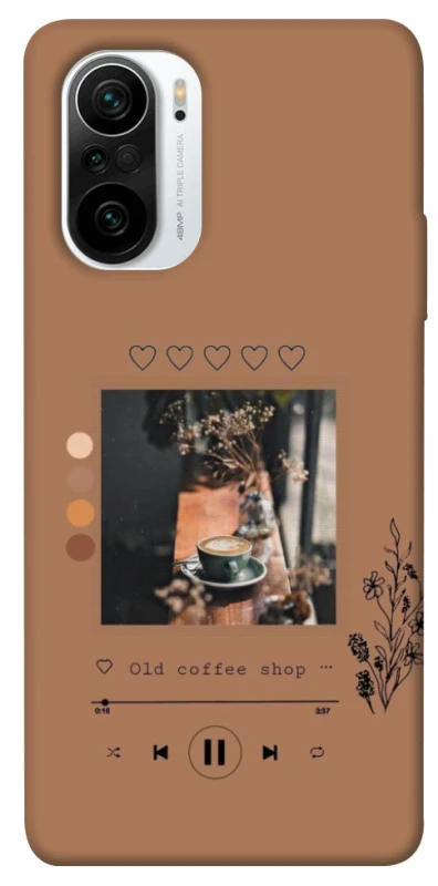 Чохол на Xiaomi Redmi K40 / K40 Pro / K40 Pro+ / Poco F3 Coffee player фото 1 з 1