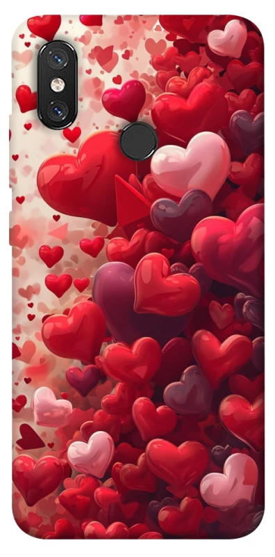 Чохол на Xiaomi Mi 8 Many hearts фото 1 з 1