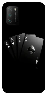 Чохол на Xiaomi Poco M3 Black Cards фото 1 з 1