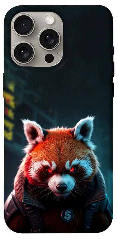 Чохол на Apple iPhone 15 Pro Max (6.7") Cyber Red Panda фото 1 з 1