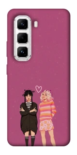 Чехол на Infinix Hot 50 Pro Raven & Rainbow Wednesday фото 1 из 1