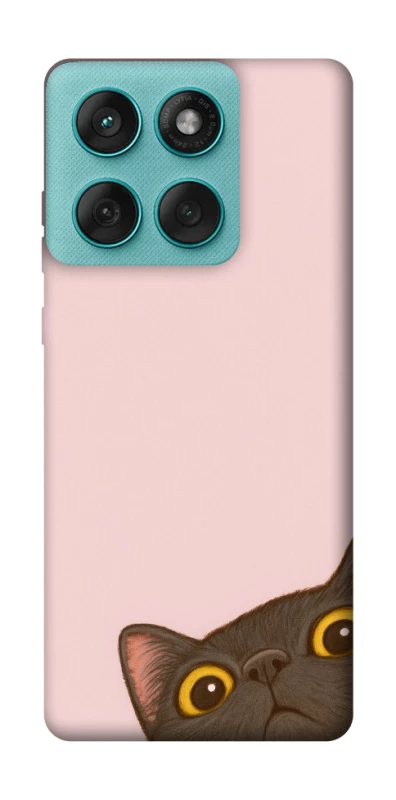 Чохол на Motorola Edge 60 Fusion Peeping cat фото 1 з 1