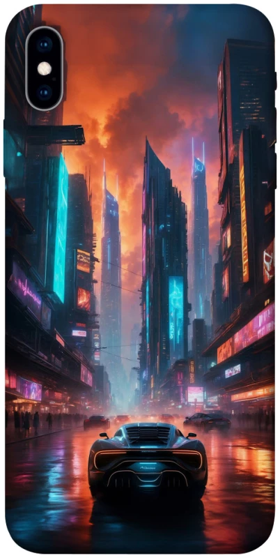 Чохол на Apple iPhone X (5.8") Cyber city фото 1 з 1