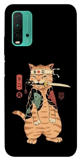 Чохол на Xiaomi Redmi Note 9 4G / Redmi 9 Power Кіт-самурай фото 1 з 1