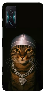 Чохол на Xiaomi Redmi K50 Gaming Cat in Bling фото 1 з 1