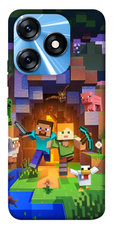 Чохол на TECNO Spark 10 Minecraft game фото 1 з 1