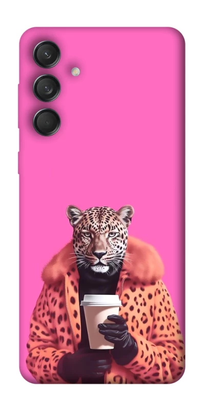 Чохол на Samsung Galaxy M55 Леопард з кавою фото 1 з 1