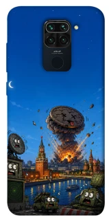 Чехол на Xiaomi Redmi Note 9 / Redmi 10X Moscow never sleeps ver.8 фото 1 из 1