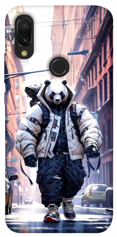 Чохол на Xiaomi Redmi 7 Панда кур'єр фото 1 з 1